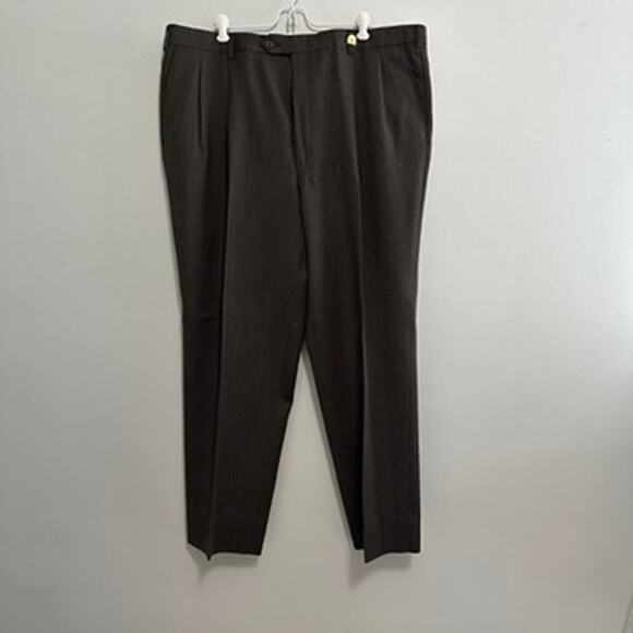 Burberry gray wool dress pants size 42R - Picture 2 of 8